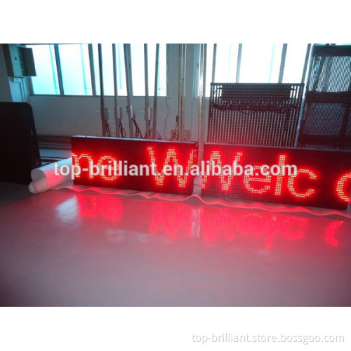 single red color led sign